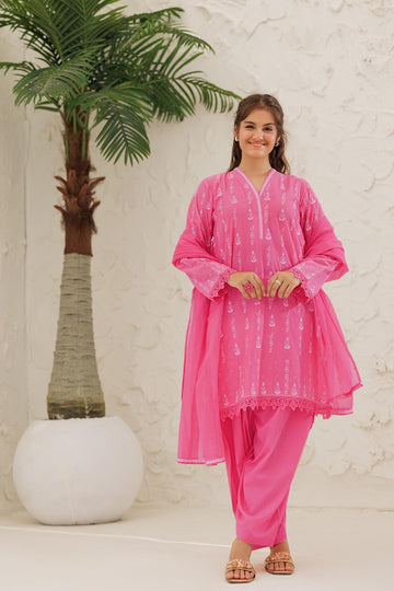 GBD-03115 | Mix Color | Casual Plus 3 Piece Suit | Plain Cotton